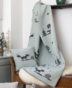 Forest Life Sylt Throw - Green