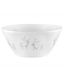 Large Ceramic Reindeer Bowl
