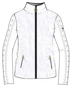 Nadia Eco Fur Jacket White