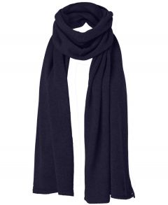 Pure Jersey Cashmere Scarf - Navy
