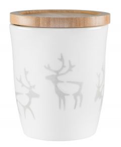 Ceramic Reindeer Jar