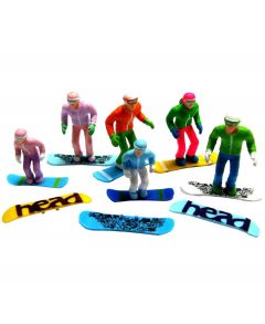 Snowboard figurines