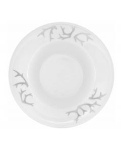 Ceramic Reindeer Soup Plate