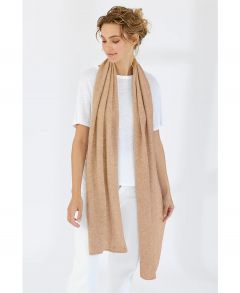 Pure Jersey Cashmere Scarf - Swiss Oat