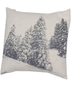 Off White Winter Trees Cushion 50x50cm