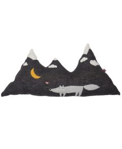 Wolf Mountain Shaped Cushion
